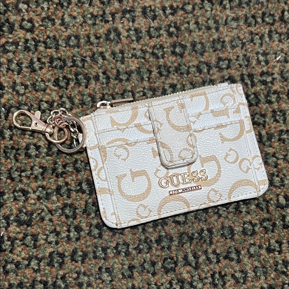 Guess Monogram Keychain Pouch